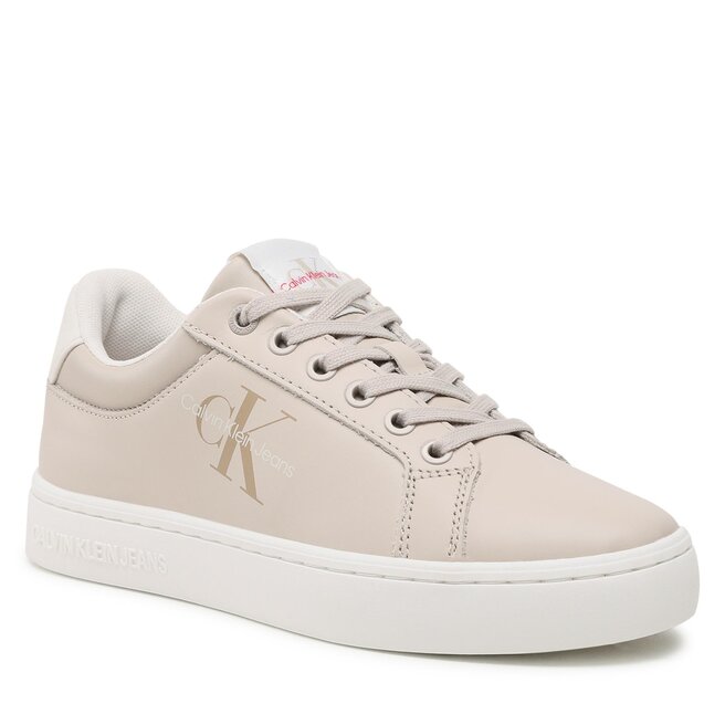 Sneakers Calvin Klein Jeans Classic Cupsole Fluo Contrast Wn YW0YW00912 Eggshell/Ancient White 0F6