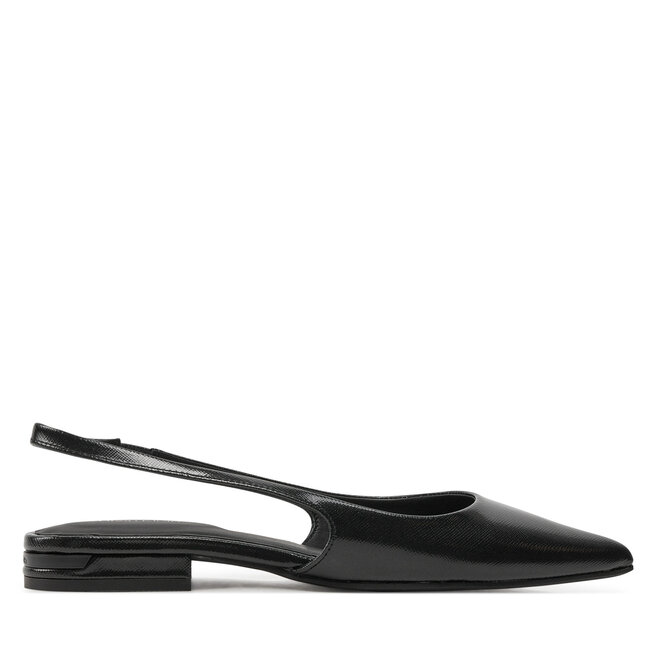 Sandały Calvin Klein Flat Slingback Pump Saff - Czarny