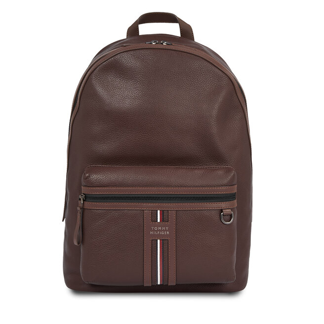 Σακίδιο Tommy Hilfiger Th Premium Leather Backpack AM0AM12224 Warm Cognac GTY