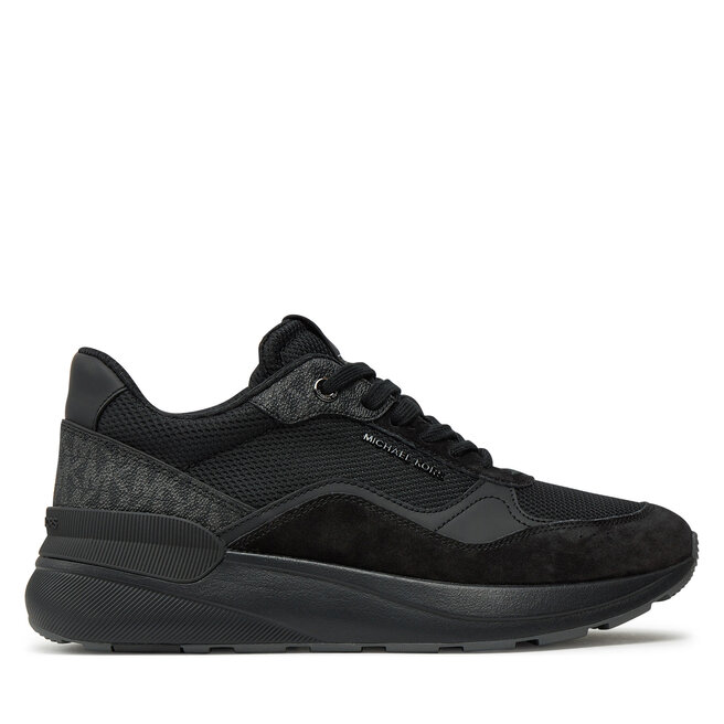 Sneakersy MICHAEL Michael Kors Trevor Mixed-Media Trainer - Czarny