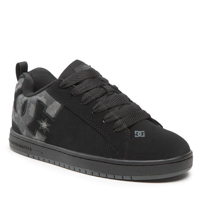 Sneakers DC Court Graffik 300529 Black/Black/Black Print (Bp2) (Bp2) imagine noua