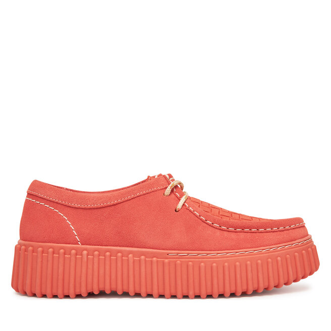 Półbuty Clarks Torhill Bee - Koralowy
