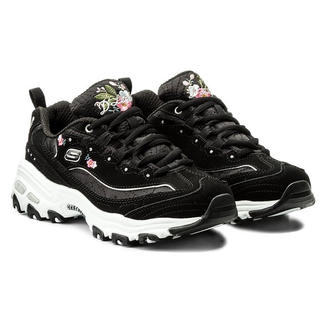 Sneakers Skechers Bright Blossoms Black • Www.zapatos.es