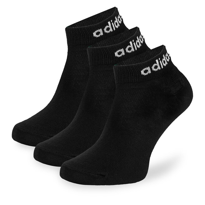 Zestaw 3 par niskich skarpet unisex adidas IC1305 - Czarny