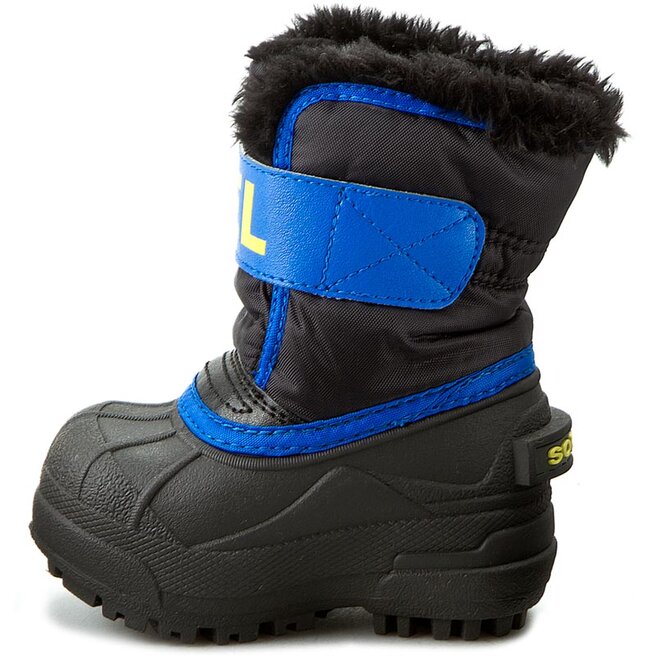 Sorel Sniego batai Sorel Toddler Snow Commander NV 1877 Black/Super Blue 011