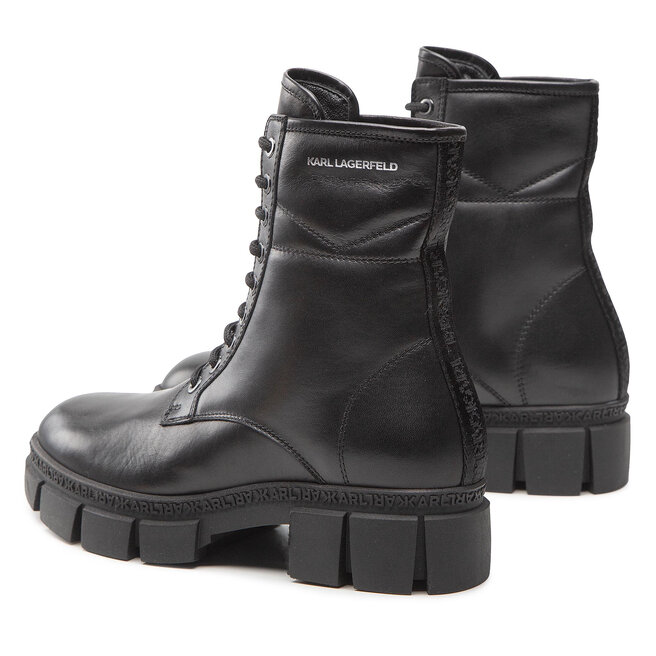 KARL LAGERFELD Боти KARL LAGERFELD KL43250 Black Lthr