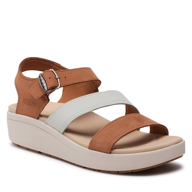 Sandale Keen Ellecity Backstrap 1027273 Natural Leather/Clearly Aqua 1027273