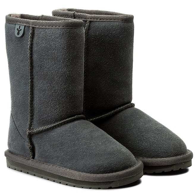 EMU Australia Boty EMU Australia Wallaby Lo K10102 Charcoal/Anthracite
