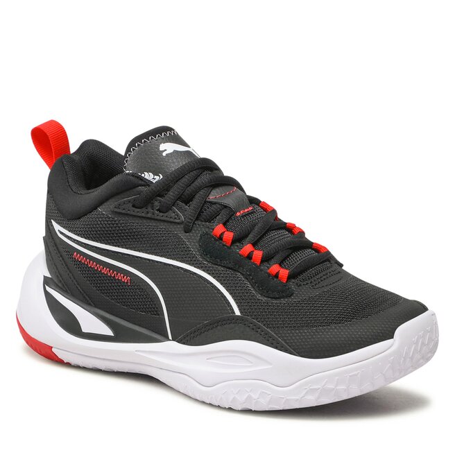 Puma Chaussures Puma Playmaker Jr 387353 01 Jet Black/Blackc/White/Red