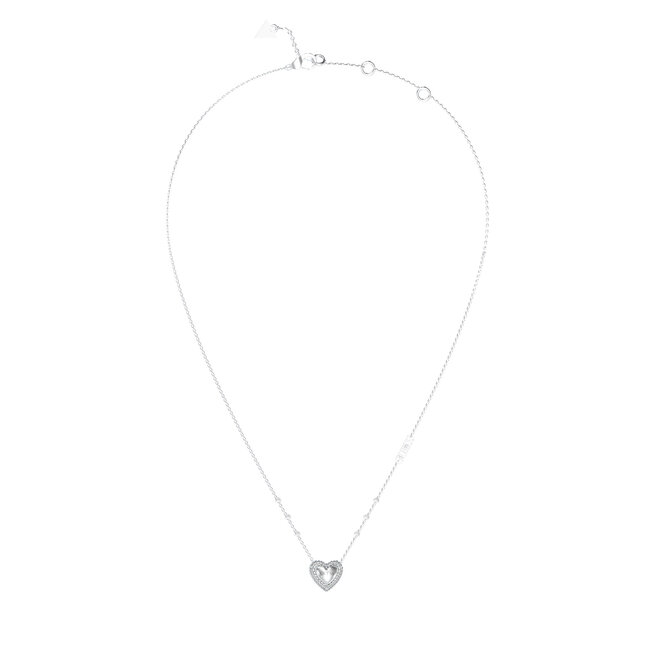 Naszyjnik Guess JUBN05 - Srebrny