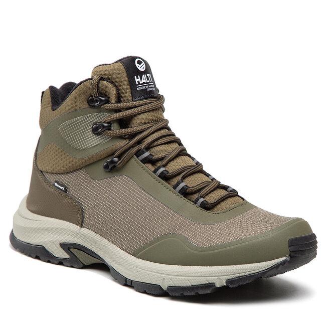 Halti Trekkings Halti Fara Mid 2 Men's Drymaxx Outdoor Shoes 054-2622 Dark Olive Green A58
