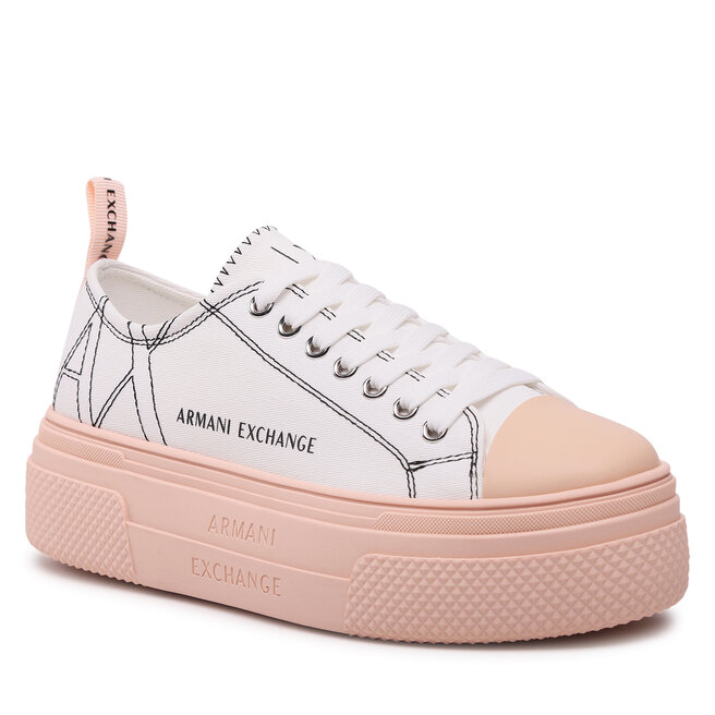 Teniși Armani Exchange XDX115 XV695 S610 Optic White/Nude