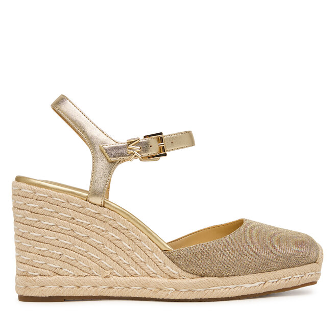 Espadryle MICHAEL Michael Kors Kenzie Wedge 40S6KZMS3D Beżowy - kobiece