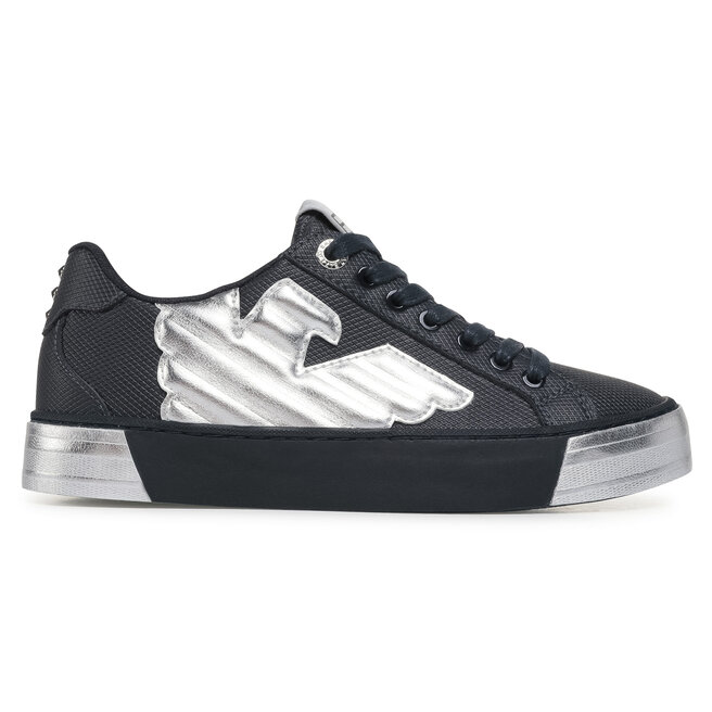 Sneakers EA7 Emporio Armani X8X037 XK174 N090 Night/Silver | chaussures.fr