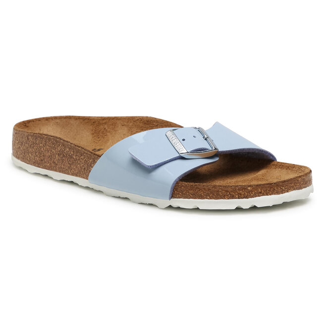 birkenstock patent dove blue