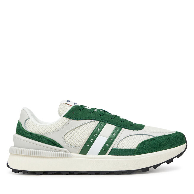 Sneakersy Tommy Jeans Tjm Technical Runner Ess - Zielony