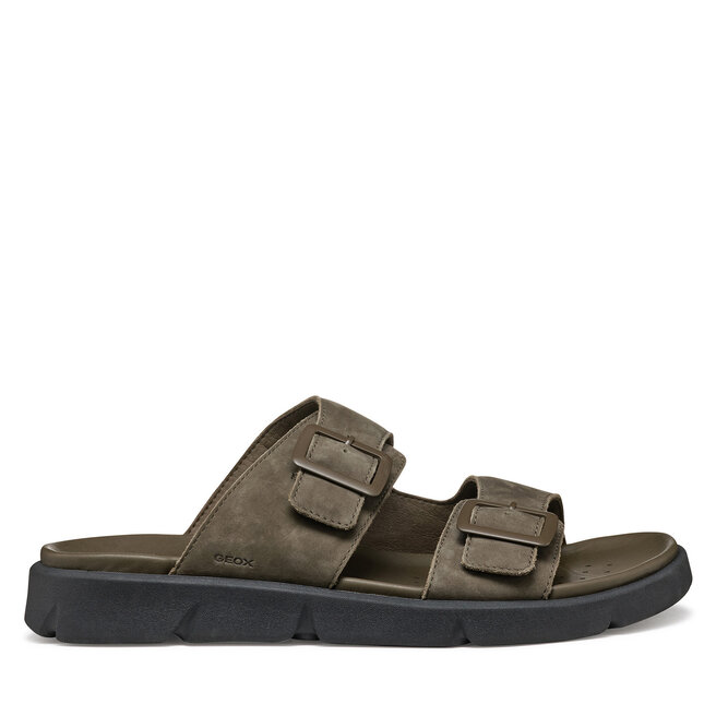 Klapki Geox U Xand 2S U46BGA 00032 - Khaki
