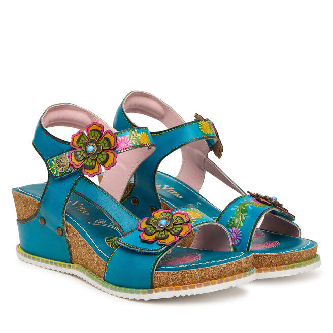 Sandały Laura Vita Bonito 36 Kolorowy - kobiece