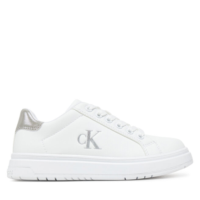 Sneakersy Calvin Klein Jeans Low Cut Lace-Up Sneaker - M Biały