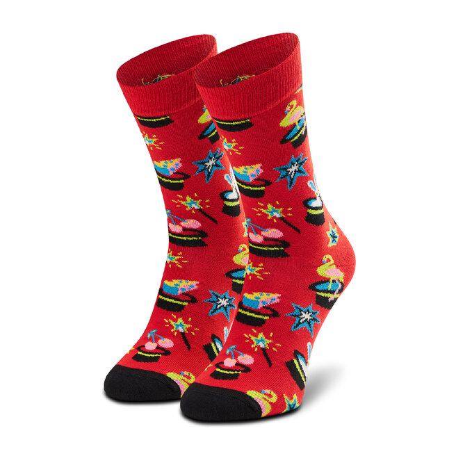 Șosete Înalte Unisex Happy Socks MAG01-4300 Roșu epantofi-Accesorii-Textile-Șosete-Bărbați-Înalte imagine noua