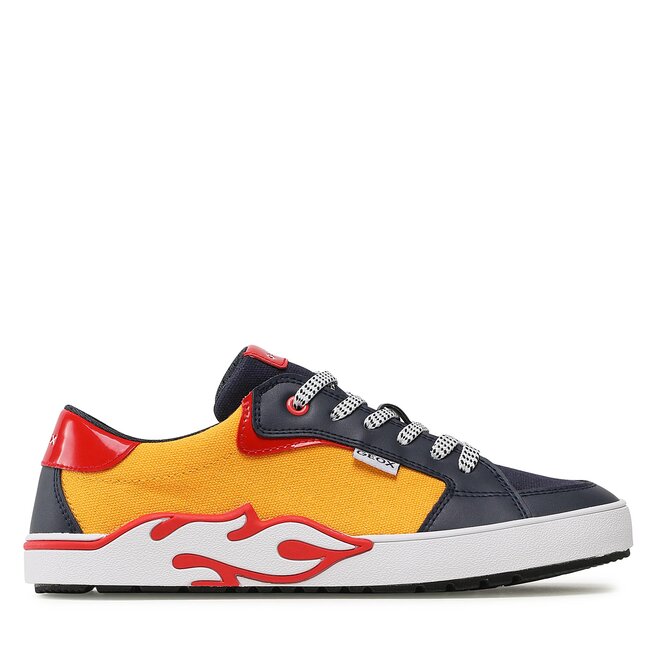 Sneakersy Geox J Alphabeet Boy - D Żółty