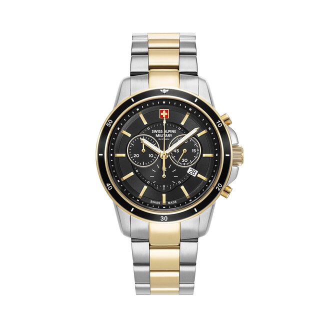 Swiss military hanowa flagship chrono gold top
