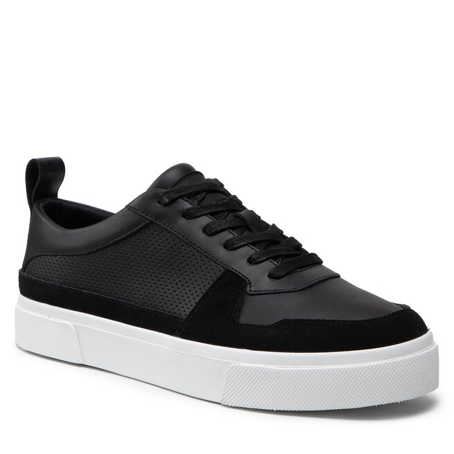 Calvin Klein Сникърси Calvin Klein Low Top Lace Up Lth HM0HM00495 Ck Black BEH