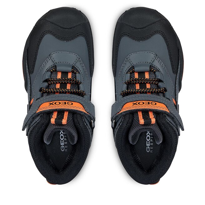 Geox Cizme de zăpadă Geox Jr New Savage B Abx J261WB 050BU C0904 D Dk Grey/Orange