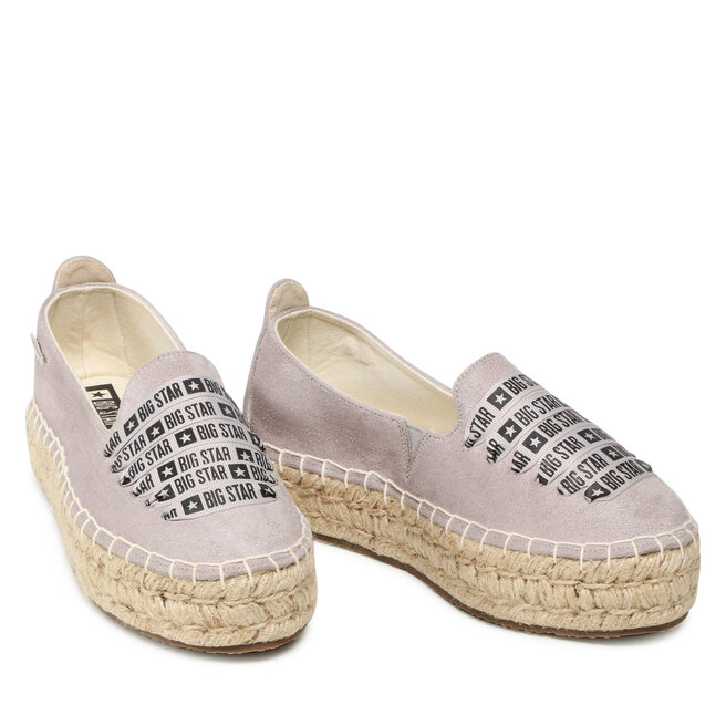 Big Star Shoes Espadrile Big Star ShoesBig Star Shoes JJ274890 Grey