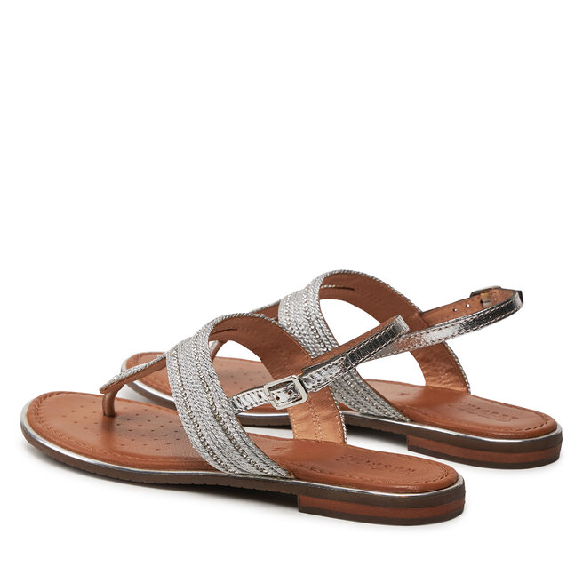 sandali argento geox