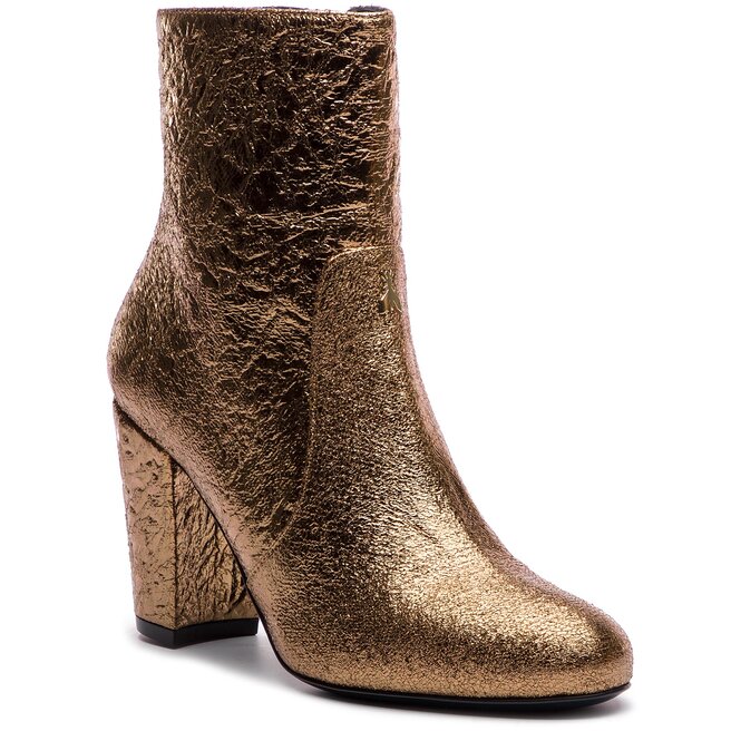 Botki Patrizia Pepe 2V8254/A4N5-Y340 Złoty | eobuwie.com.pl