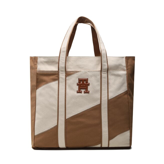 Geantă Tommy Hilfiger Th Coastal Prep Tote AM0AM10948 RBL AM0AM10948 imagine noua 2022
