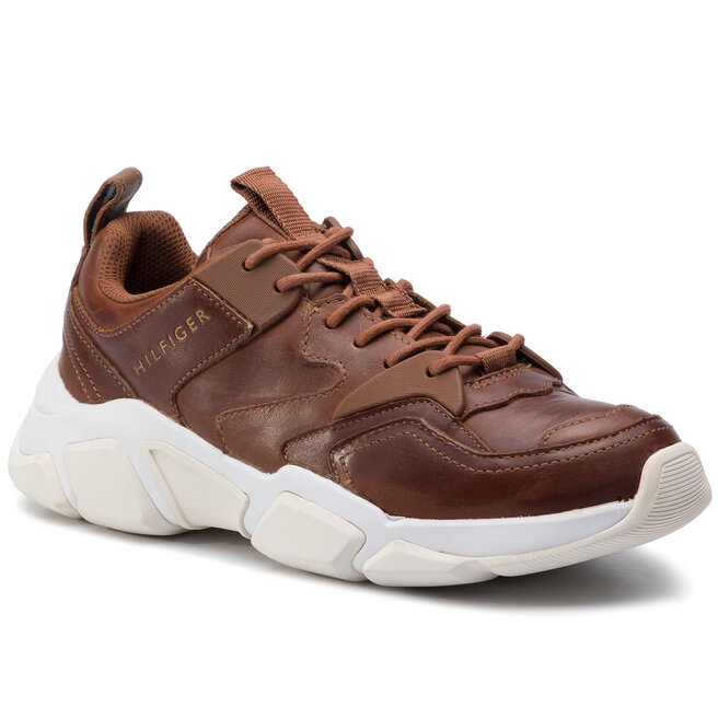 Tommy hilfiger chunky leather sneaker