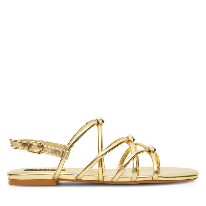 Sandały Nine West - Złoty