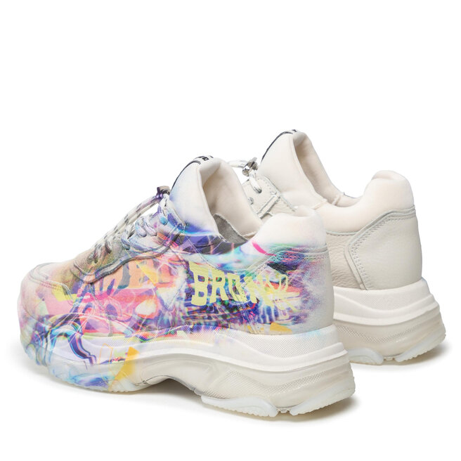 Bronx Sneakers Bronx 66422-A White/Psychedelic Multi Color 3587