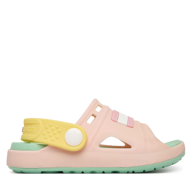 Sandały Tommy Hilfiger T3AF-34319-0083 M Różowy - dziewczęce