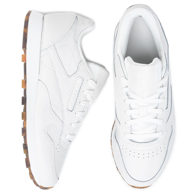 Reebok Pantofi Reebok Cl Lthr EH1664 Chalk/Chalk/Chalk