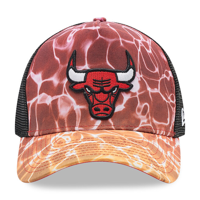 New Era Cappellino New Era Chicago Bulls Summer City A-Frame Trucker 60240316 Arancione