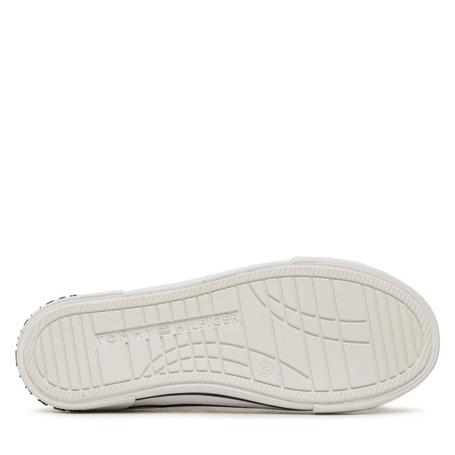 Tommy Hilfiger Scarpe da ginnastica Tommy Hilfiger Varisty Low Cut Lace-Up Sneaker T3X9-32833-0890 S White 100