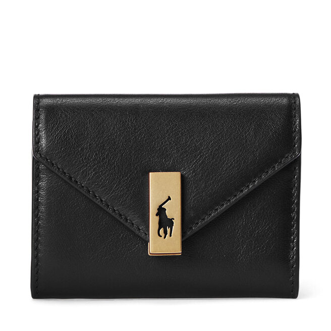 Mały Portfel Damski Polo Ralph Lauren - Czarny
