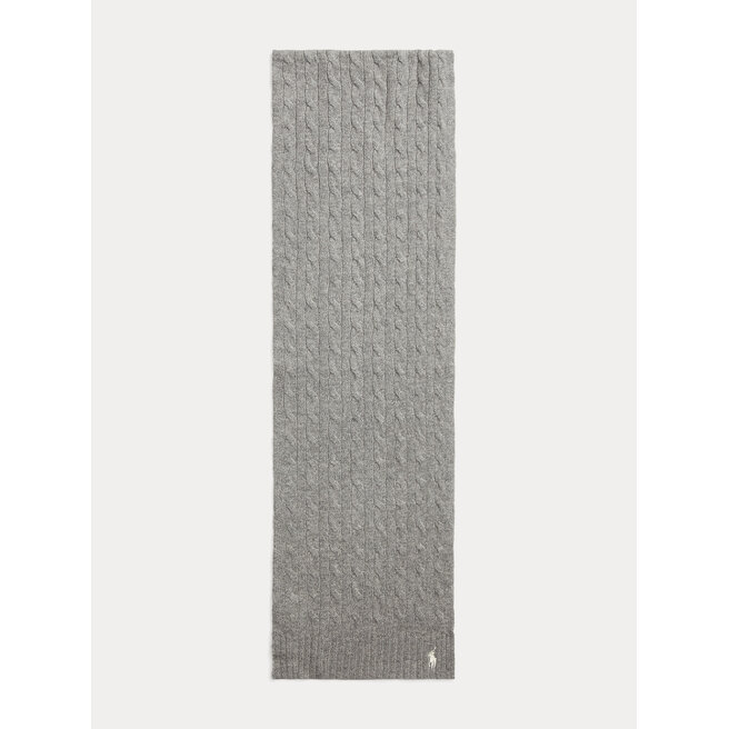 Polo Ralph Lauren Зимен шал Polo Ralph Lauren 455898834002 Fawn Grey Heather