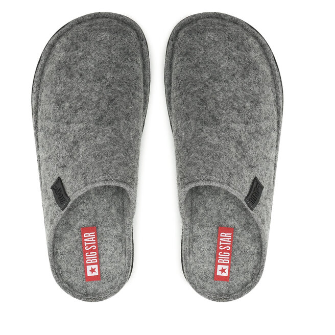 Big Star Shoes Пантофи Big Star Shoes KK176001 Grey