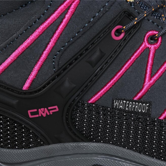 CMP Trekingová obuv CMP Kids Rigel Mid Trekking Shoe Wp 3Q12944 Antracite/Bouganville 54UE