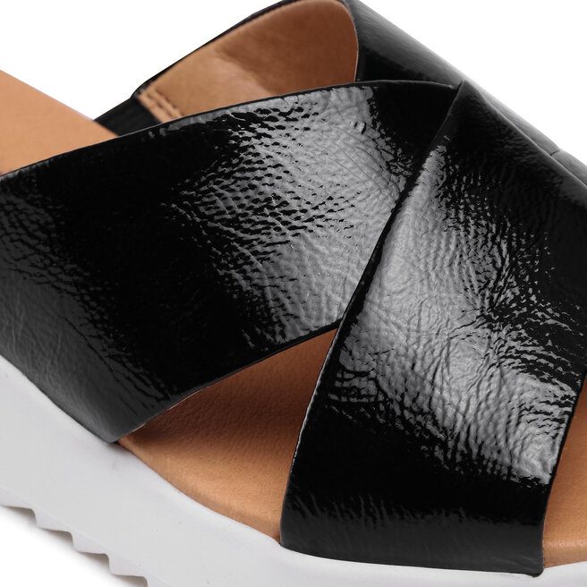 Caprice Papucs Caprice 9-27200-26 Black Naplak 017
