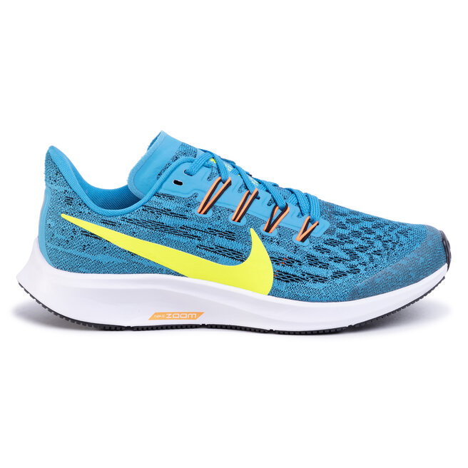 Pantofi Nike Air Zoom Pegasus 36 GS AR4149 476 Laser Blue Lemon
