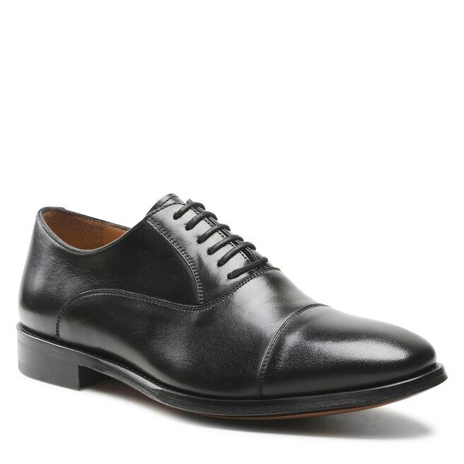 Pantofi Lord Premium Oxford 5500 Black L01 5500 imagine noua gjx.ro