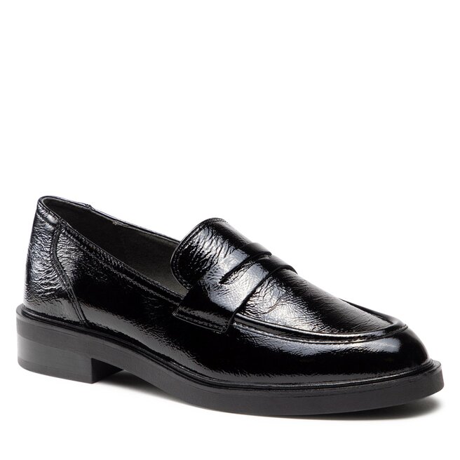 Caprice Loaferek Caprice 9-24206-41 Black Naplak 017