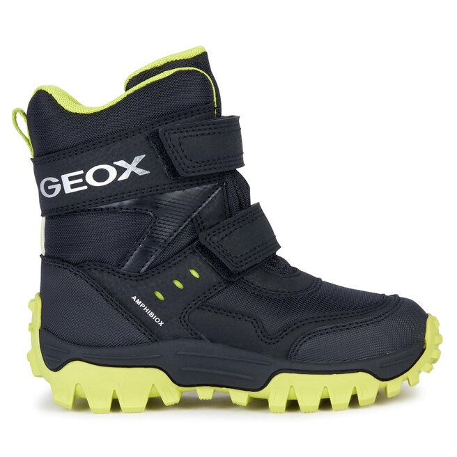 Geox J Himalaya Boy B AbxSnow Boot voor jongens, Antraciet Zwart a, 1 UK