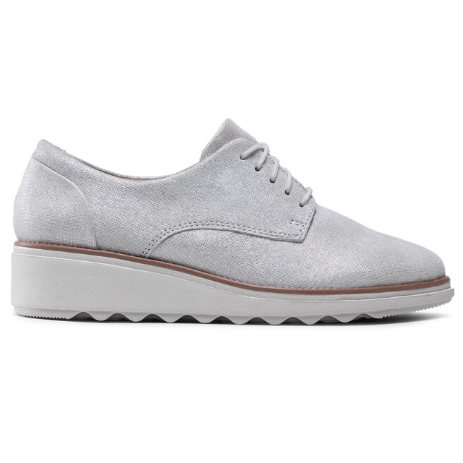 Clarks Polobotky Clarks Sharon Noel 261574654 Silver Metallic