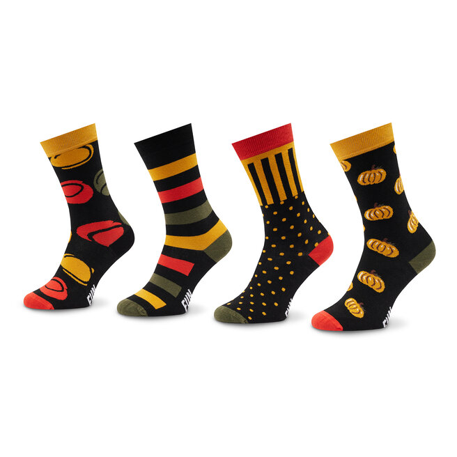 Σετ 4 ζευγάρια ψηλές κάλτσες unisex Fun Socks FSFU71107 7750
